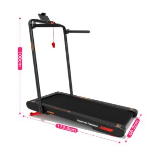 Sperax 4‑in‑1 Vibration Treadmill, 10% Auto Incline Foldable Walking Pad, Max Speed 12km/h with APP & Remote Control for Home Use - Image 6