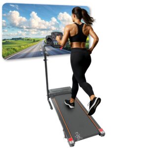 Evolve B1 Treadmills for Home Foldable with Incline & Handle – Running Treadmill for Home, Bluetooth Walking Pad Treadmill, Fold Up Treadmill with Hand Rail, Compact Walking Pad Incline Treadmill - Image 2
