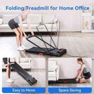 Walking Pad Treadmill with Incline, ADREAM Foldable Under Desk Treadmill, Portable Walking Running Machine with Remote Control and LED Display - Image 7