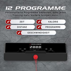 Electric Home Treadmill Folding 1-2.5HP 12 Preset Programmes LCD Display 1-10km/h F2800DE (F2800) - Image 3