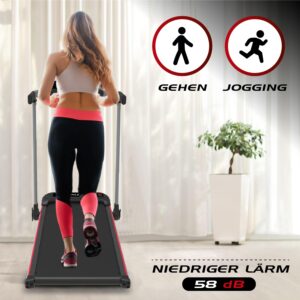 Electric Home Treadmill Folding 1-2.5HP 12 Preset Programmes LCD Display 1-10km/h F2800DE (F2800) - Image 4