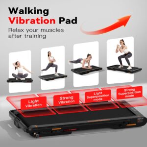 Sperax 4‑in‑1 Foldable Vibration Walking Pad, 2.5HP Home Treadmill, 12 km/h Max Speed, 6% Incline, LED Display, App & Remote Control Compatible - Image 3