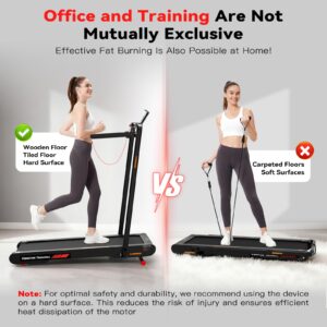 Sperax 4‑in‑1 Foldable Vibration Walking Pad, 2.5HP Home Treadmill, 12 km/h Max Speed, 6% Incline, LED Display, App & Remote Control Compatible - Image 7