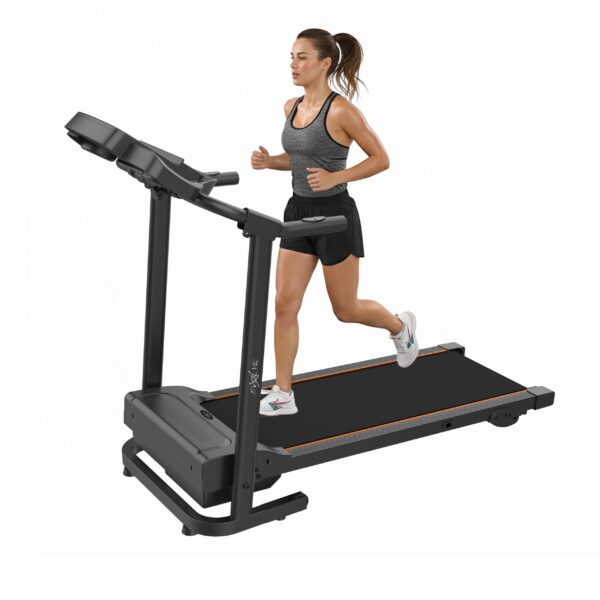 Evolve B1 Treadmills for Home Foldable with Incline & Handle – Running Treadmill for Home, Bluetooth Walking Pad Treadmill, Fold Up Treadmill with Hand Rail, Compact Walking Pad Incline Treadmill