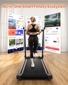 Superun Treadmills for Home Foldable With 5% Incline, 16km/h, 112 * 42cm, 158KG Capacity Folding Treadmill, 2573W Motor Running Machines for Home with APP Control, Door to Door Delivery - Image 3