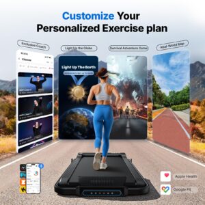 MERACH Walking Pad Treadmill with 6% Incline, 2-in-1 Foldable Treadmill for Home with Handrails, 3.0HP Motor, Max Speed 12km/h, LED Display & Smart APP, 300 LBS Weight Capacity, Space-Saving Design - Image 8