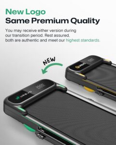 UREVO Home Treadmill with APP, 3 in 1 Folding Walking Pad with Dual Shock Absorption, ‎1-10km/h, Foldable Electric Treadmill with Remote Control and LED for Home/Office (Fonce) - Image 5
